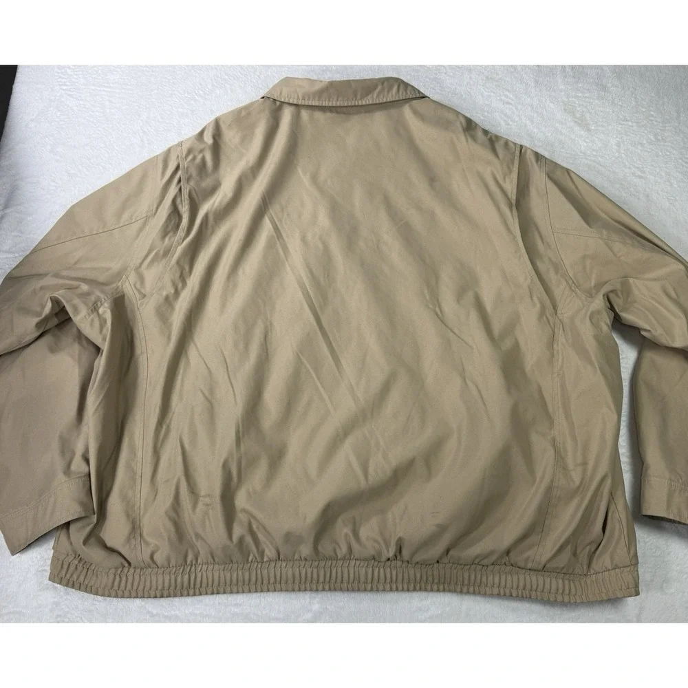 Polo Ralph Lauren Bomber Jacket Mens‎ 4XL Big Beige Harrington Plaid Lined
